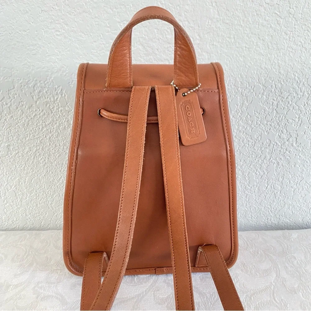 Vintage coach Brown Leather Backpack